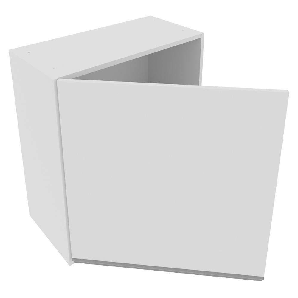 Miniatura Armário Aéreo Madesa Acordes Glamy 100% MDF 60 cm 1 Porta Branco