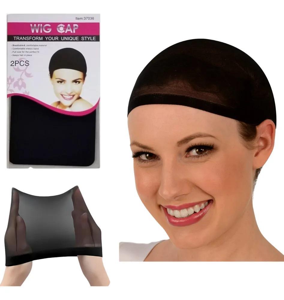 Miniatura 2 Touca Nero Cabelo Com Barra Dormir Alisa Cabelo Trança Wig