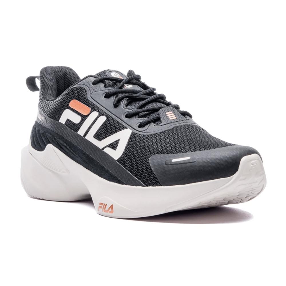 Miniatura Tênis Fila Progress Lite Feminino PRETO/BEGE - 35