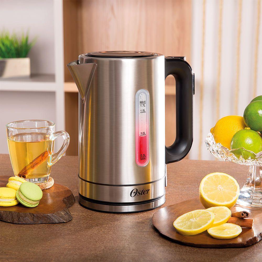 Miniatura Chaleira Elétrica Digital 1,7L Oster Inox 220V