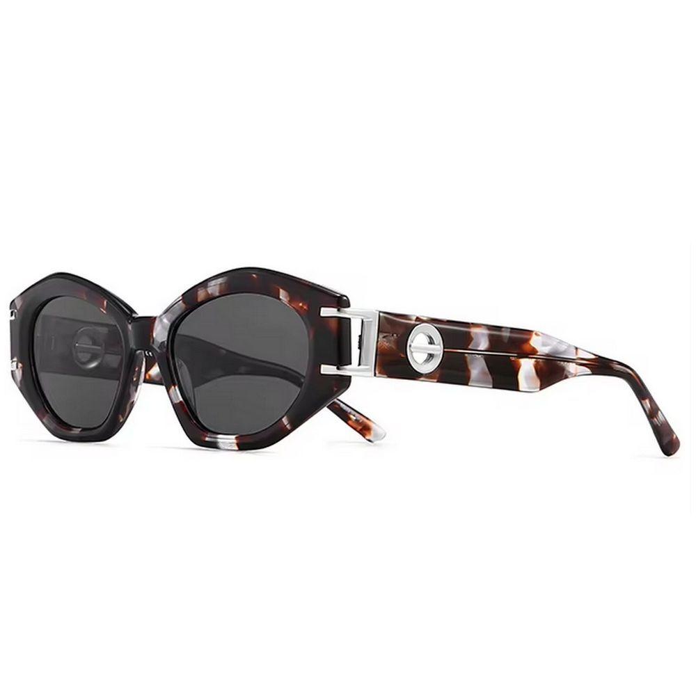 Miniatura Óculos De Sol Polarizado Feminino Design Cateyes Com Proteção Uv400 Moda Classica Vintage Mescla
