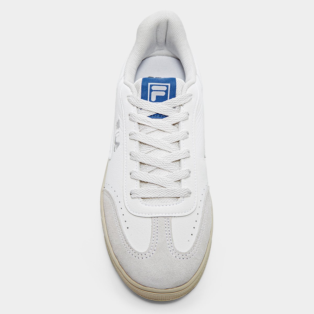 Miniatura Tênis Fila Court 80 Masculino Branco+Azul - 43
