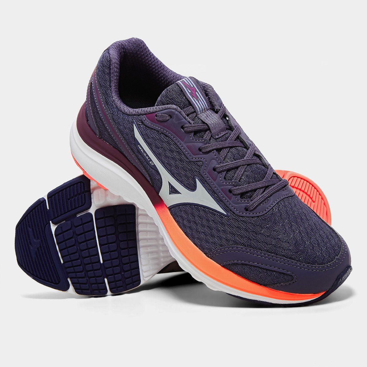 Miniatura Tênis Mizuno Raijuu 2 Feminino Roxo - 34