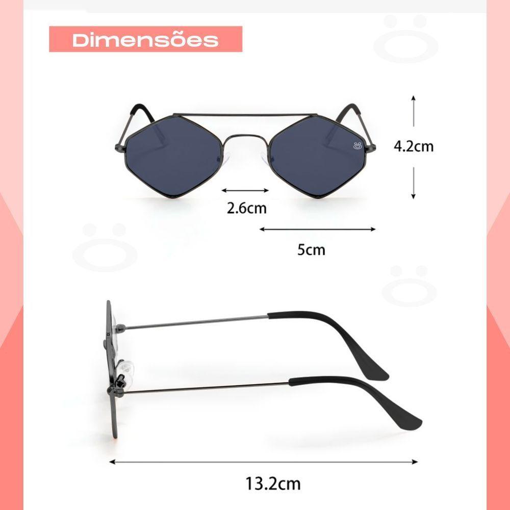 Miniatura Relogio Feminino Digital Caixa Oculos Sol Proteçao Uv