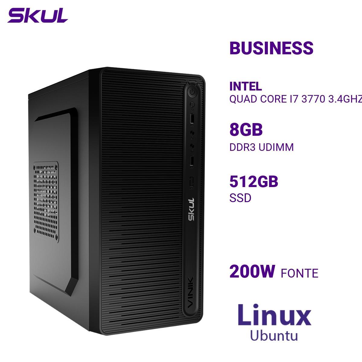 Miniatura Computador B700 Quad Core I7 3770 3.4Ghz Memória 8Gb Ddr3