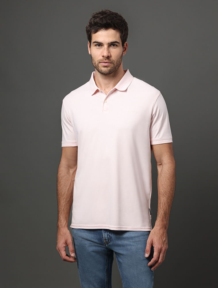Polo Masculina Liquid Touch Calvin Klein - Rosa Pó