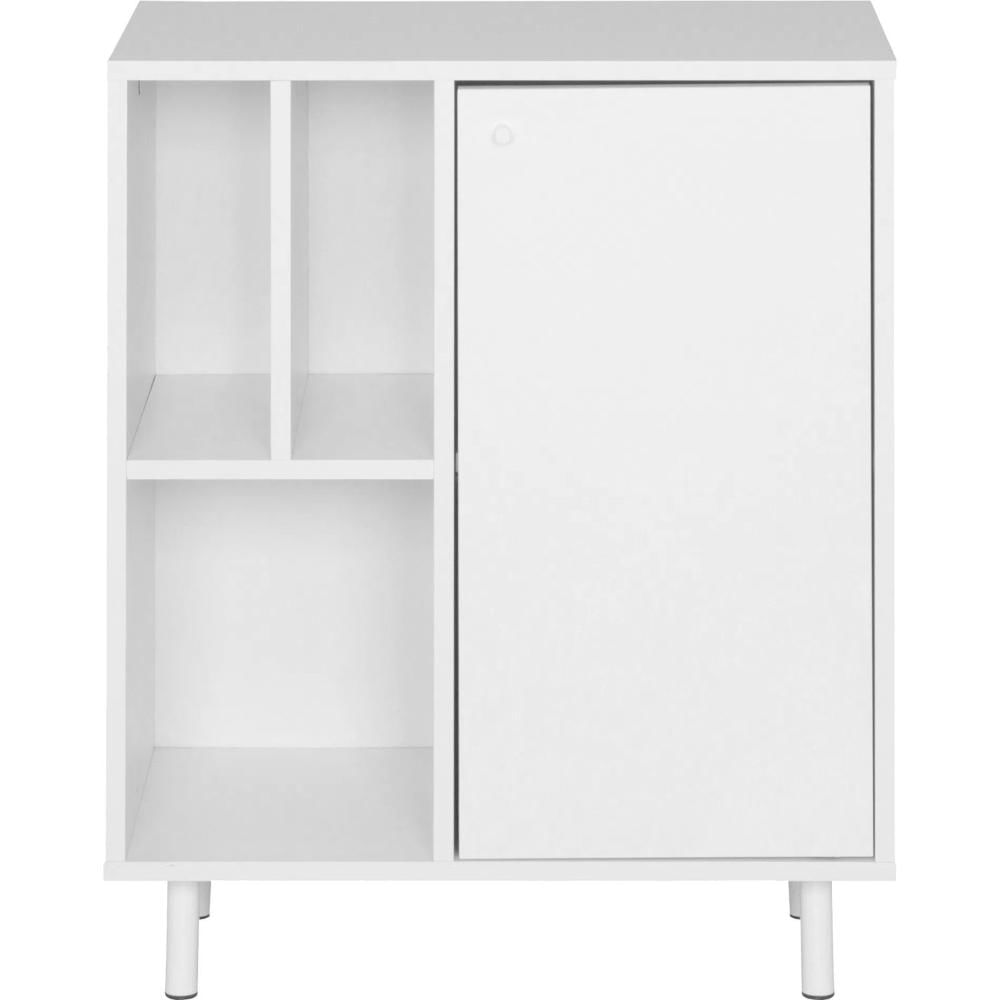 Miniatura Armário Baixo Para Escritório Colab Branco