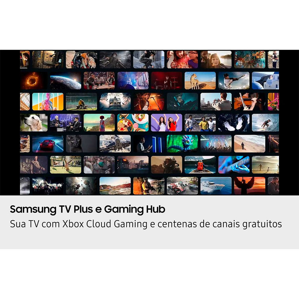 Samsung Smart TV 65 Crystal UHD 4K U8600F 2025 Xbox Cloud Gaming AI Energy Mode Alexa Integrada Preto - Bivolt