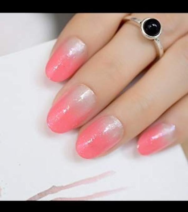 Miniatura Pincel Esfumar Unhas Degrade Nail Art Tool Baby Boomer