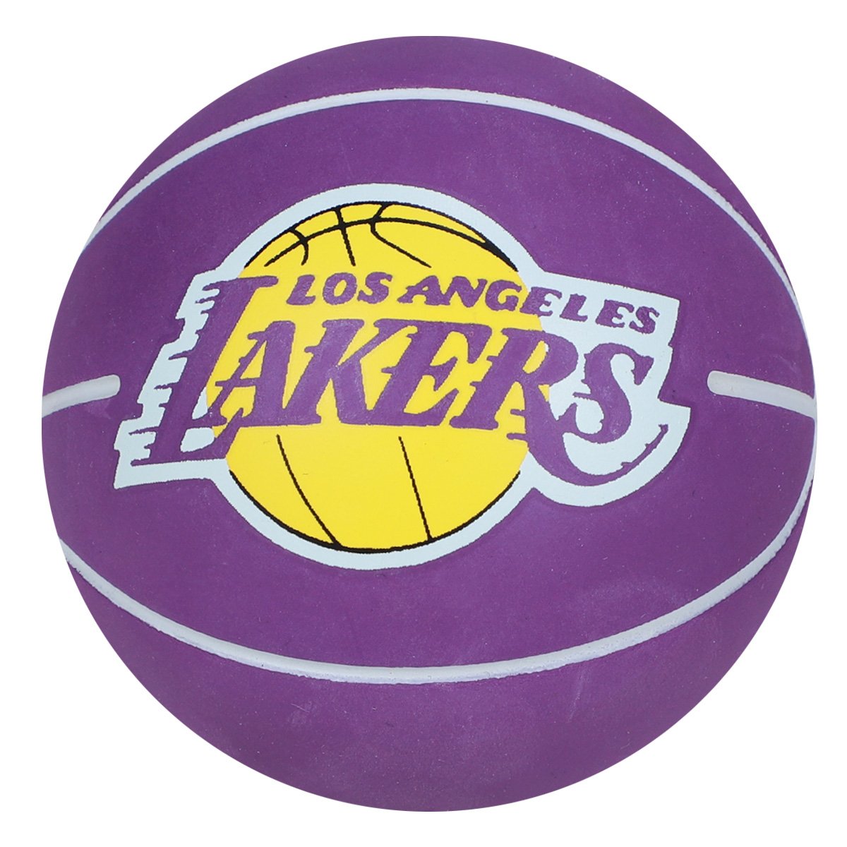 Miniatura Mini Bola Basquete NBA Wilson Dribbler Los Angeles Lakers Roxo
