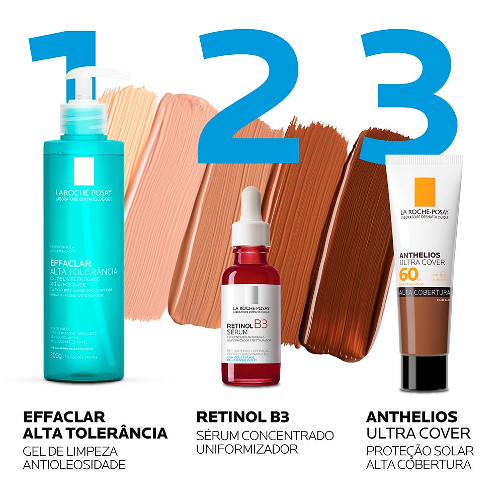 Protetor Solar Facial com Cor La Roche-Posay Anthelios Ultra Cover FPS60 6.0