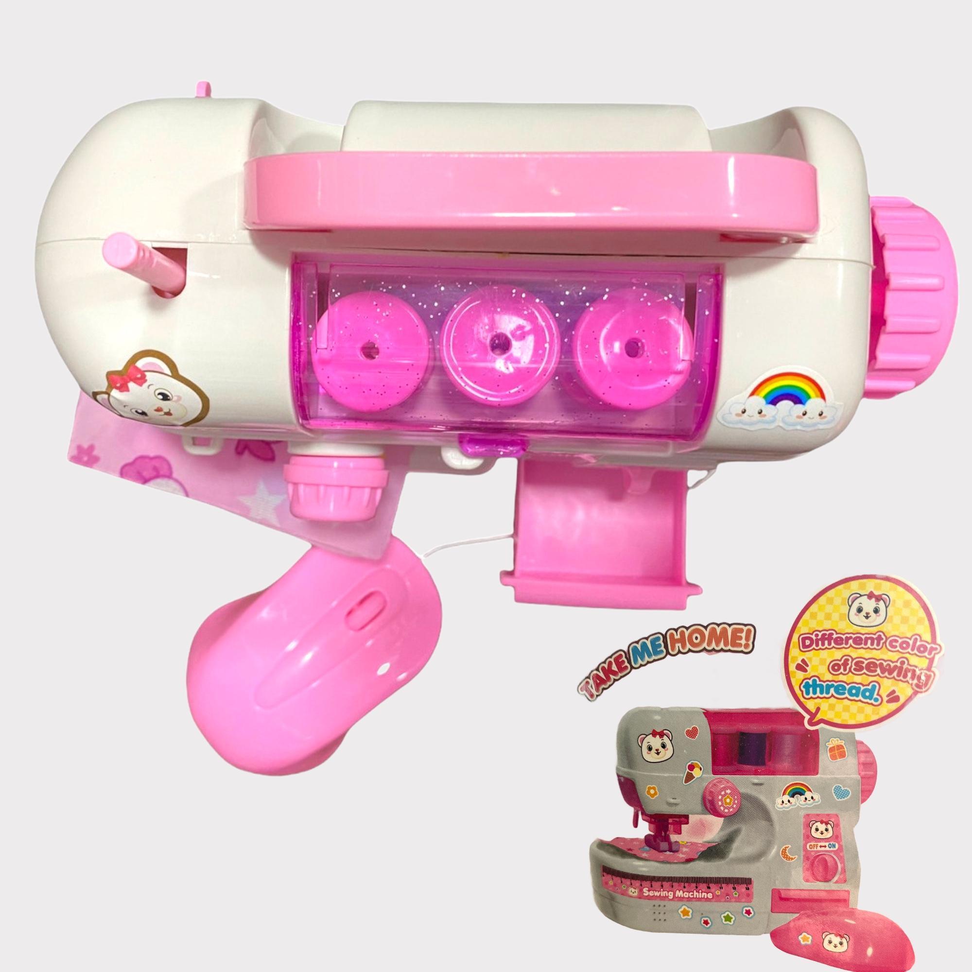 Miniatura Brinquedo Maquina De Costura Infantil Conjunto Mini Ateliê
