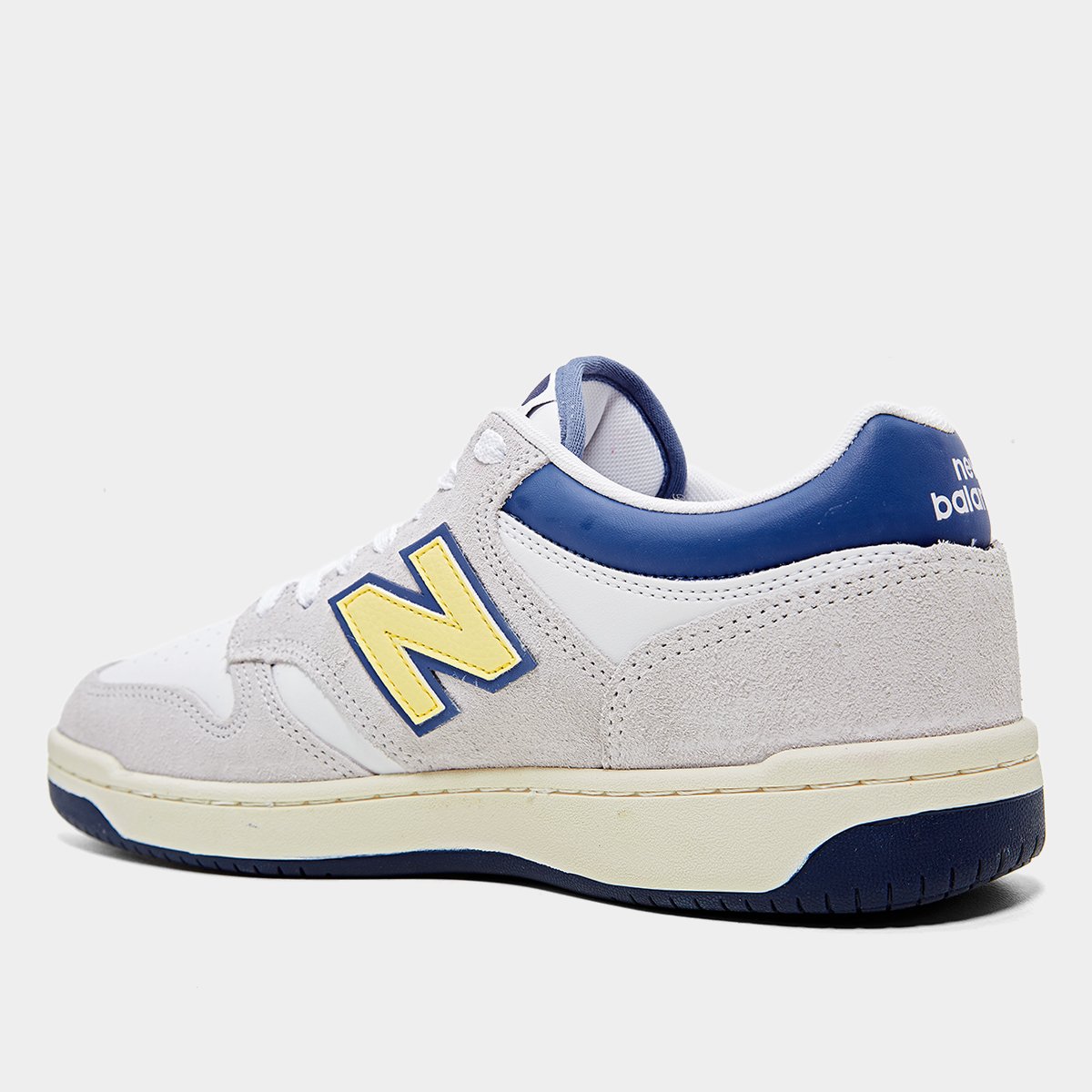 Miniatura Tênis New Balance 480 Low Masculino Cinza+Azul - 38