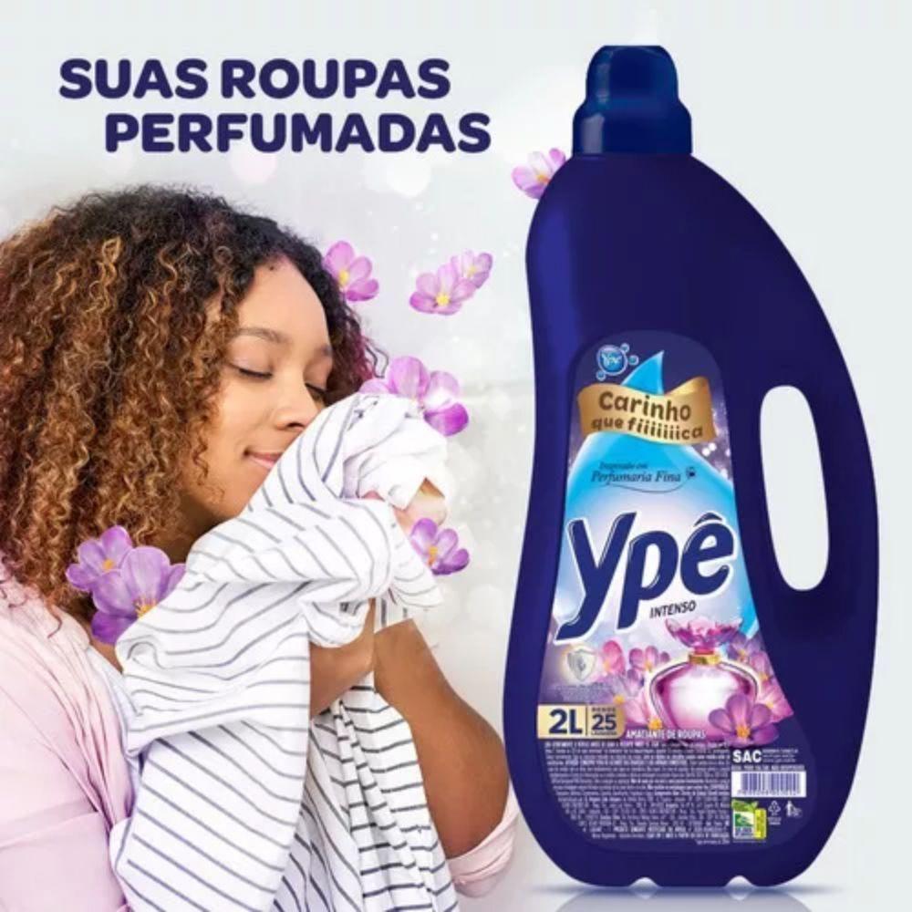 Miniatura Kit 2 Amaciante De Roupas Tradicional Ypê Intenso 2l