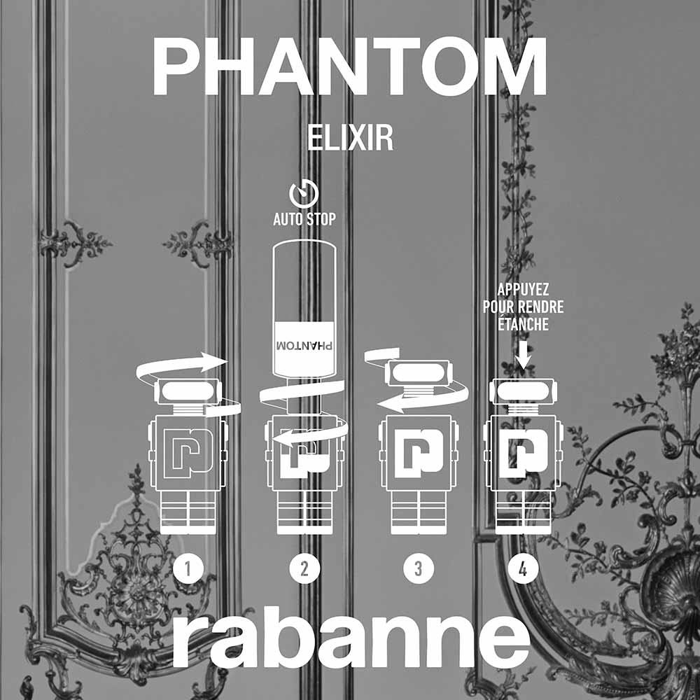 Miniatura Perfume Phantom Elixir Paco Rabanne Masculino Parfum Intense Refil 200ml