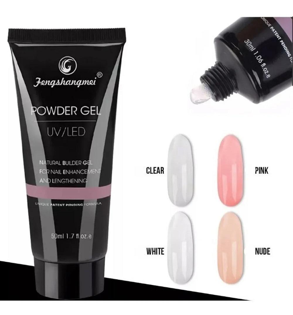 Miniatura Kit 2X Polygel Fengshangmei Poligel 50Ml Powder Gel Bisnaga