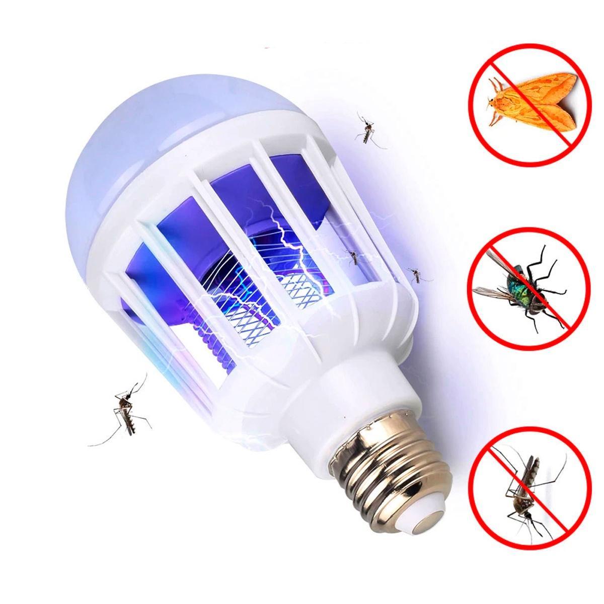 Luz Uv 15W Mata Mosquitos Pernilongos Lâmpada Led