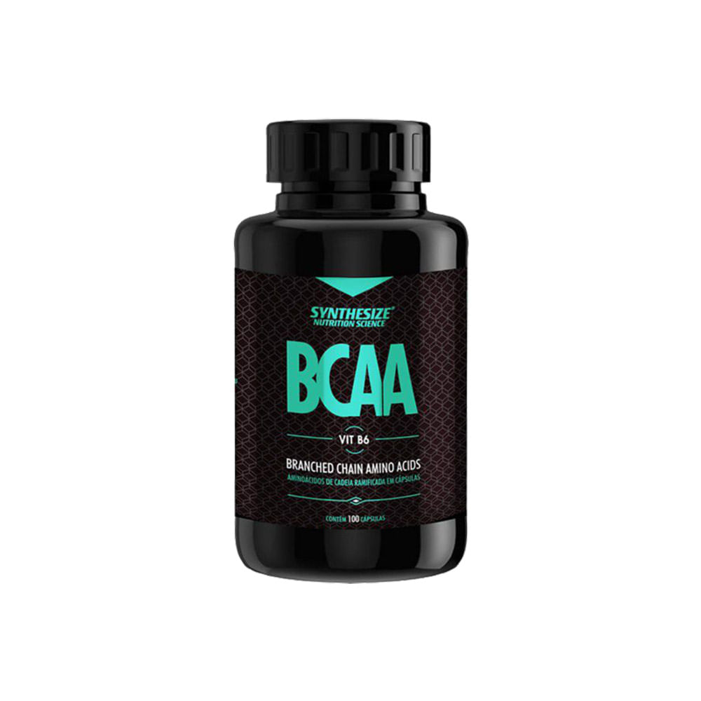 Miniatura Bcaa Vitamina B6 100caps Synthesize - Aminoácidos