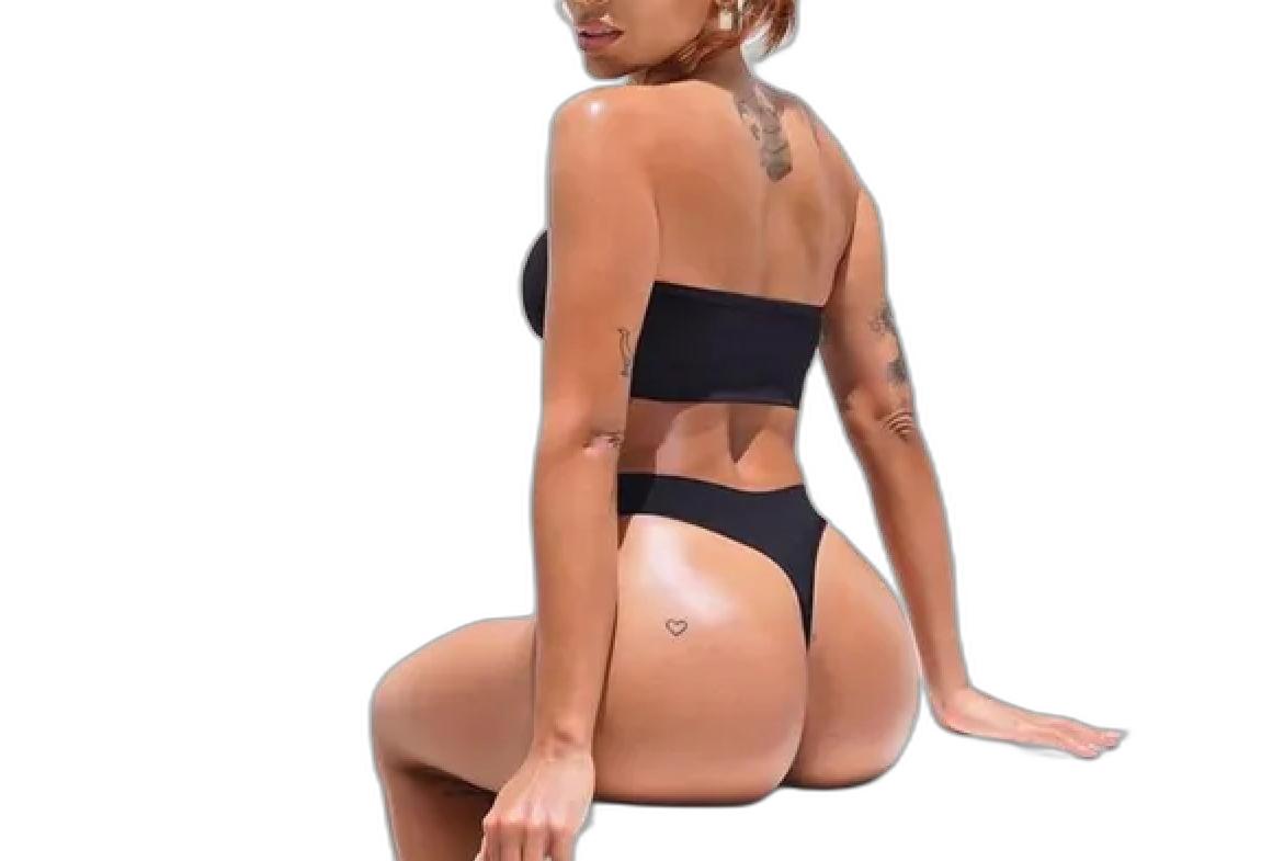 Miniatura Tatuagem Temporária Coração Sexy Estilo Anita