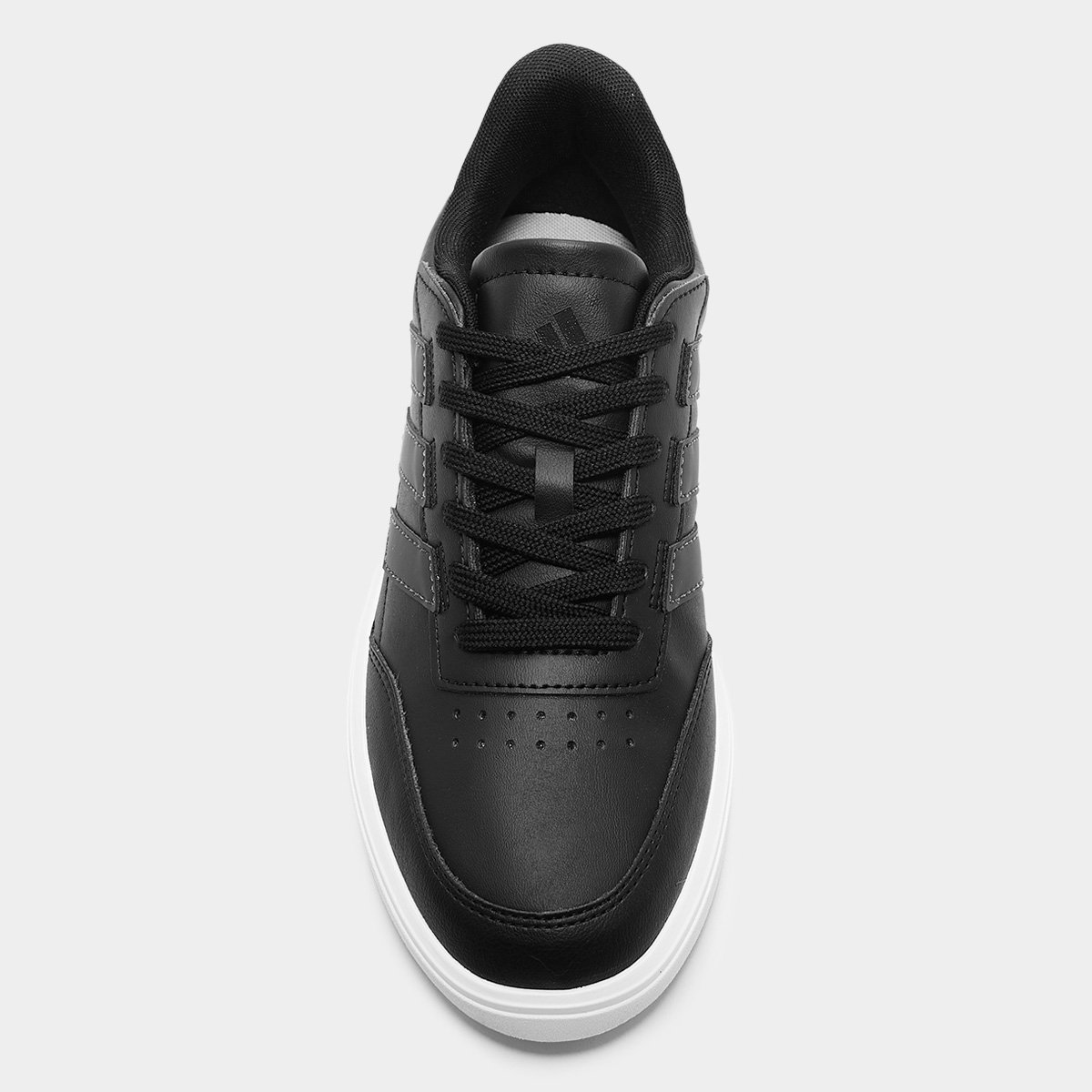 Miniatura Tênis Adidas Courtblock Feminino Preto+Chumbo - 34