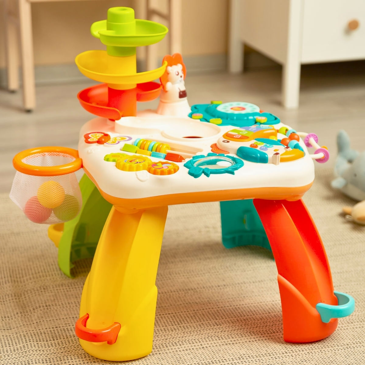 Mesa Atividades Infantil Didática Musical Eduka - Maxi Baby