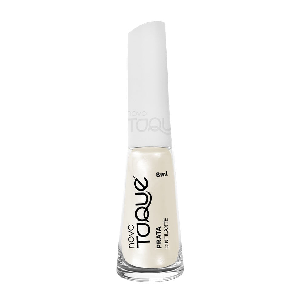 Miniatura Esmalte Novo Toque Prata Cintilante 8ml