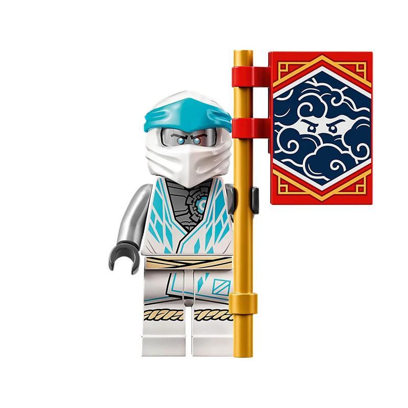 Miniatura Lego Ninjago Robô Power Up Evo Do Zane 71761 - 95 Peças