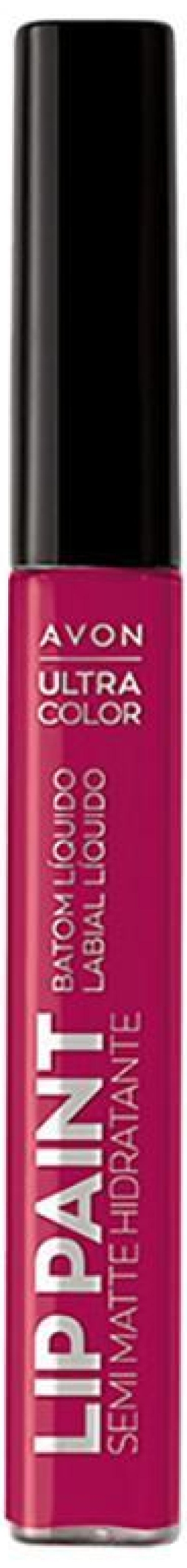 Miniatura Avon Batom Líquido Lip Paint Rosé Destemido - 7Ml