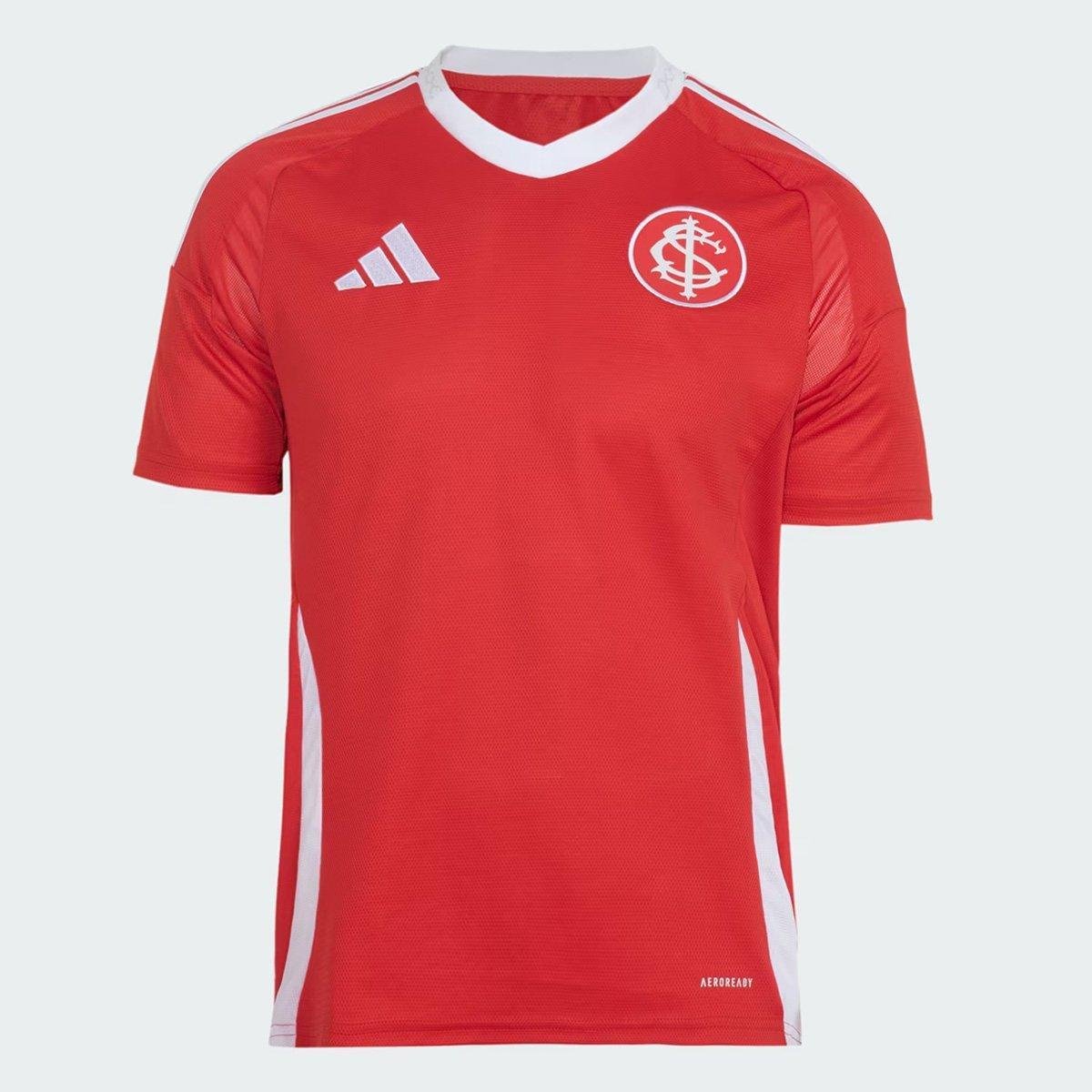 Miniatura Camisa Internacional I 25/26 s/n Torcedor Adidas Masculina Vermelho - EGG