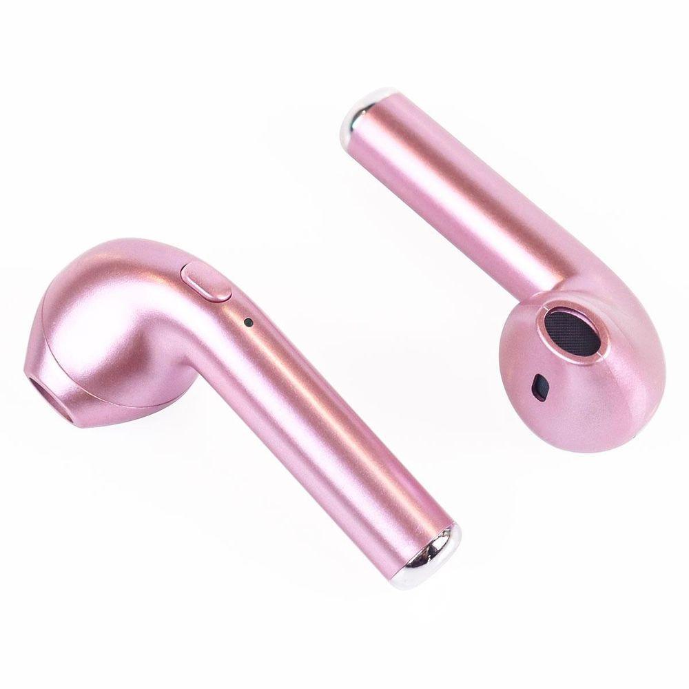 Miniatura Fone De Ouvido Bluetooth Easy W1+ Tws True Wireless - Rose