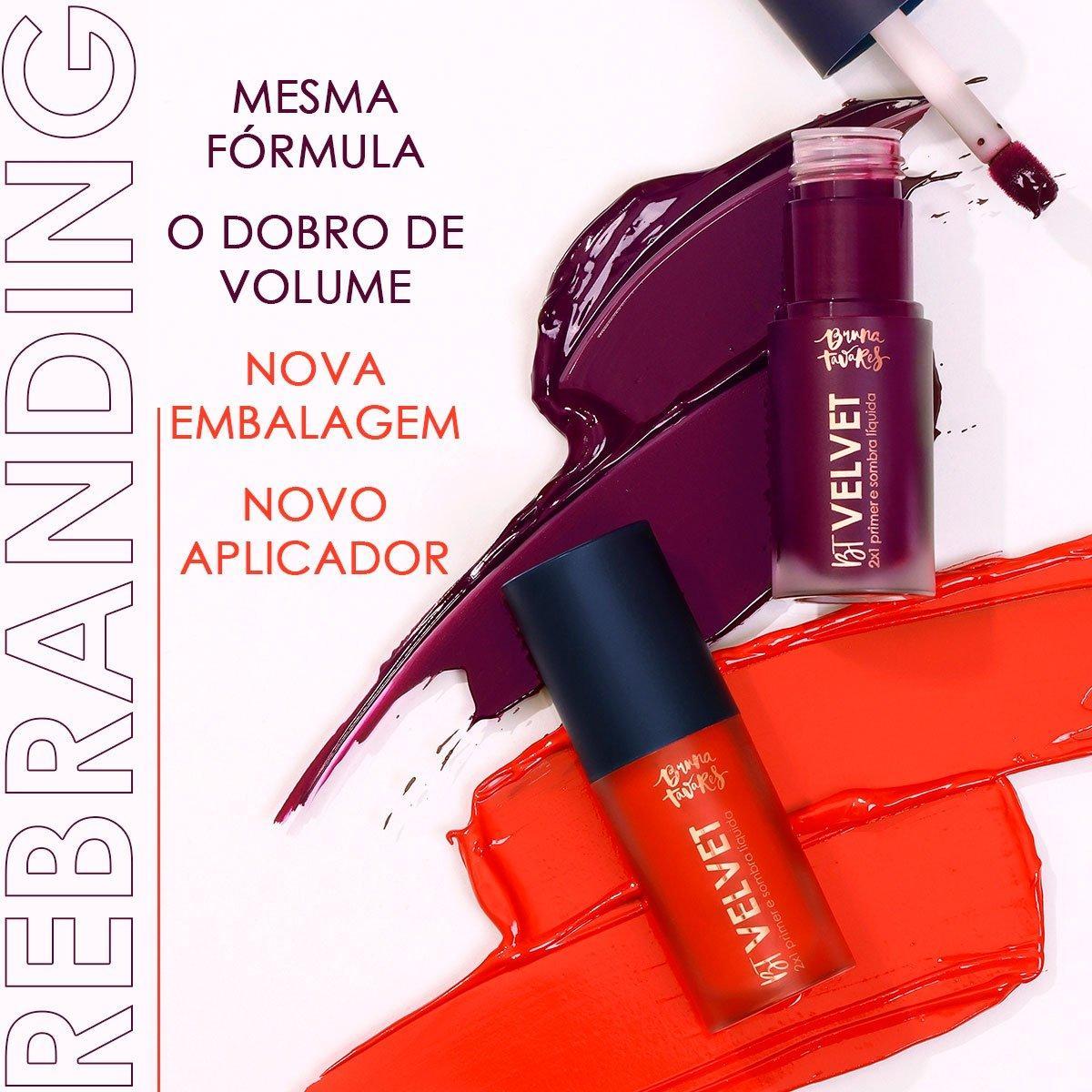 Miniatura Primer Sombra Líquida 2 Em 1 Bruna Tavares Velvet Pink