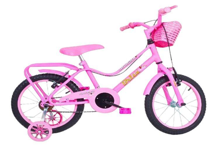 Miniatura Bicicleta Monark Brisa Feminina Aro 16 Rosa Cod 53108-7