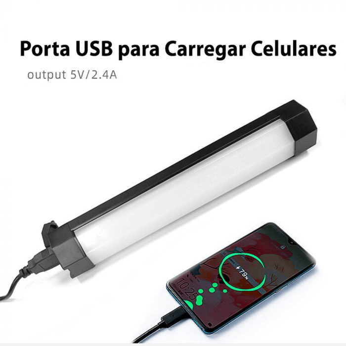 Miniatura Bastão LED RGB Luxceo P200 Luz Handheld (3000–6000K) Controle Remoto e Impermeável