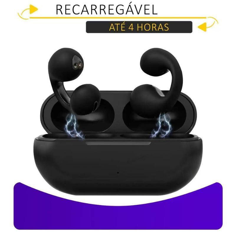 Fone Ouvido Bluetooth Sem Fio Earcuffs Esportivo Brinco