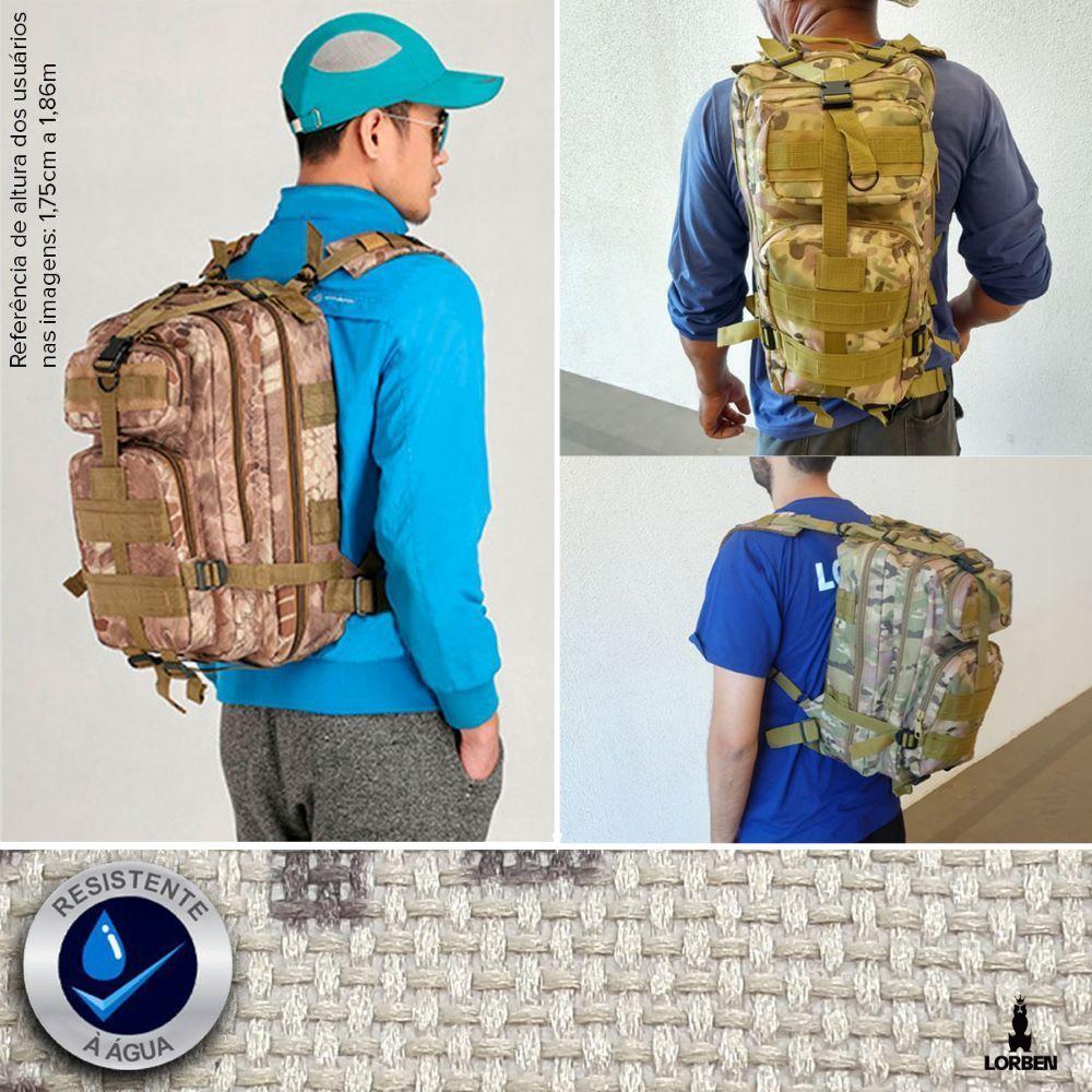 Miniatura Mochila Multiuso Militar Tática 30 Litros Verde