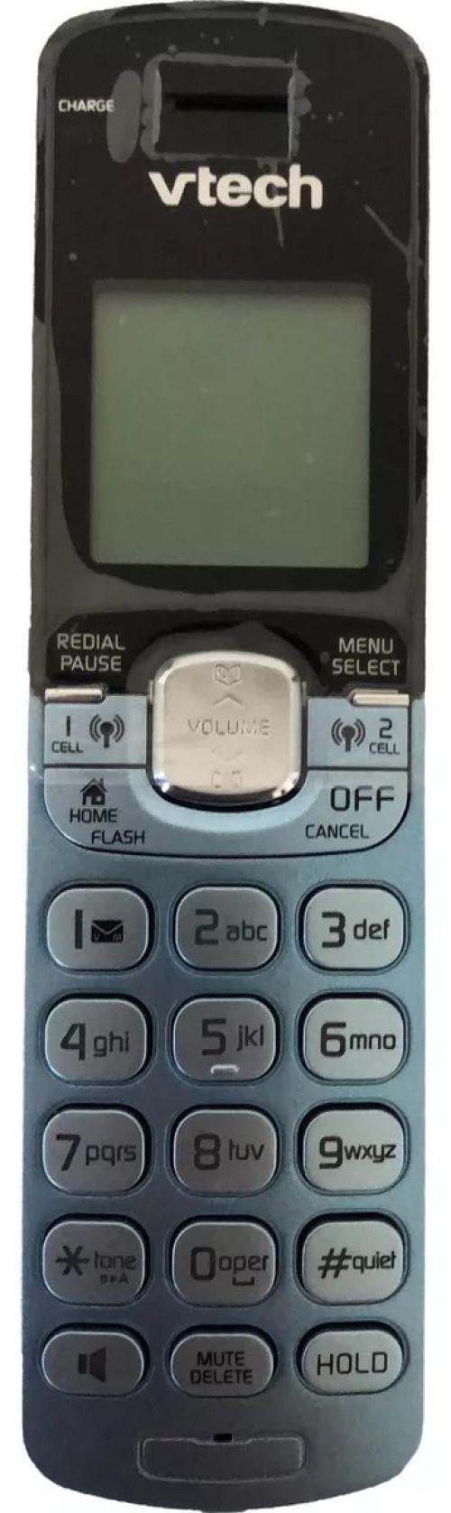 Miniatura Telefone Sem Fio Vtech Ds Com Bluetooth Azul Claro