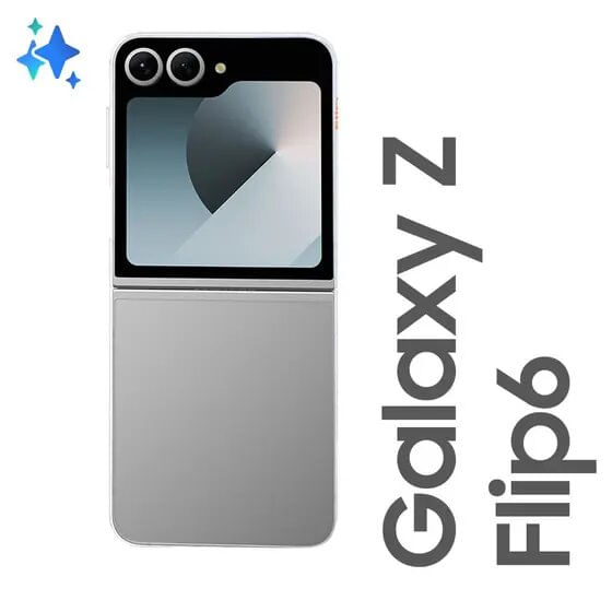 Miniatura Smartphone Samsung Galaxy Z Flip6 256GB Cinza 5G - Tela dobrável de 6.7" e 12GB de RAM