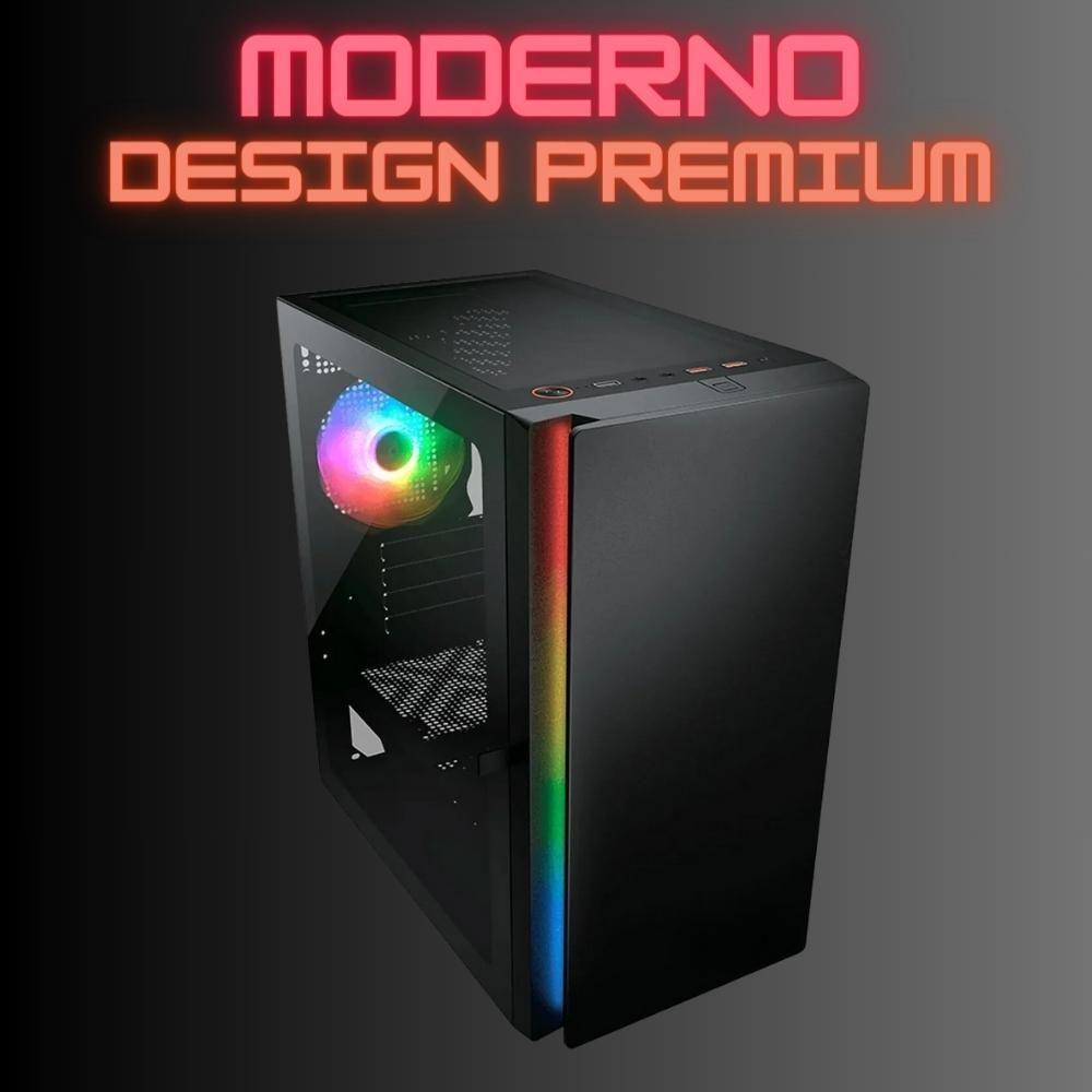 Miniatura Pc Gamer Skill RGB AMD Ryzen 5 4600g Gráficos Radeon Vega 7 16GB DDR4 3200mhz SSD 256GB Fonte 500W SGX-0051A