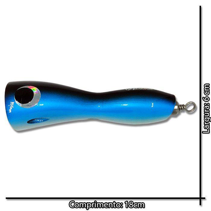 Isca Artificial Popper 100G 15Cm Opass Gt-06 Para Pesca