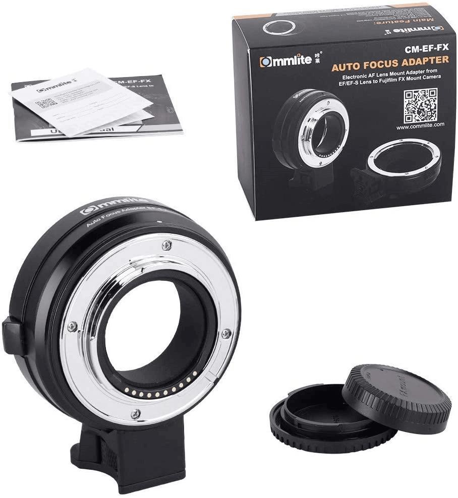 Adaptador Commlite Cm-Ef-Fx Lente Canon Ef/Ef-S Fujifilm