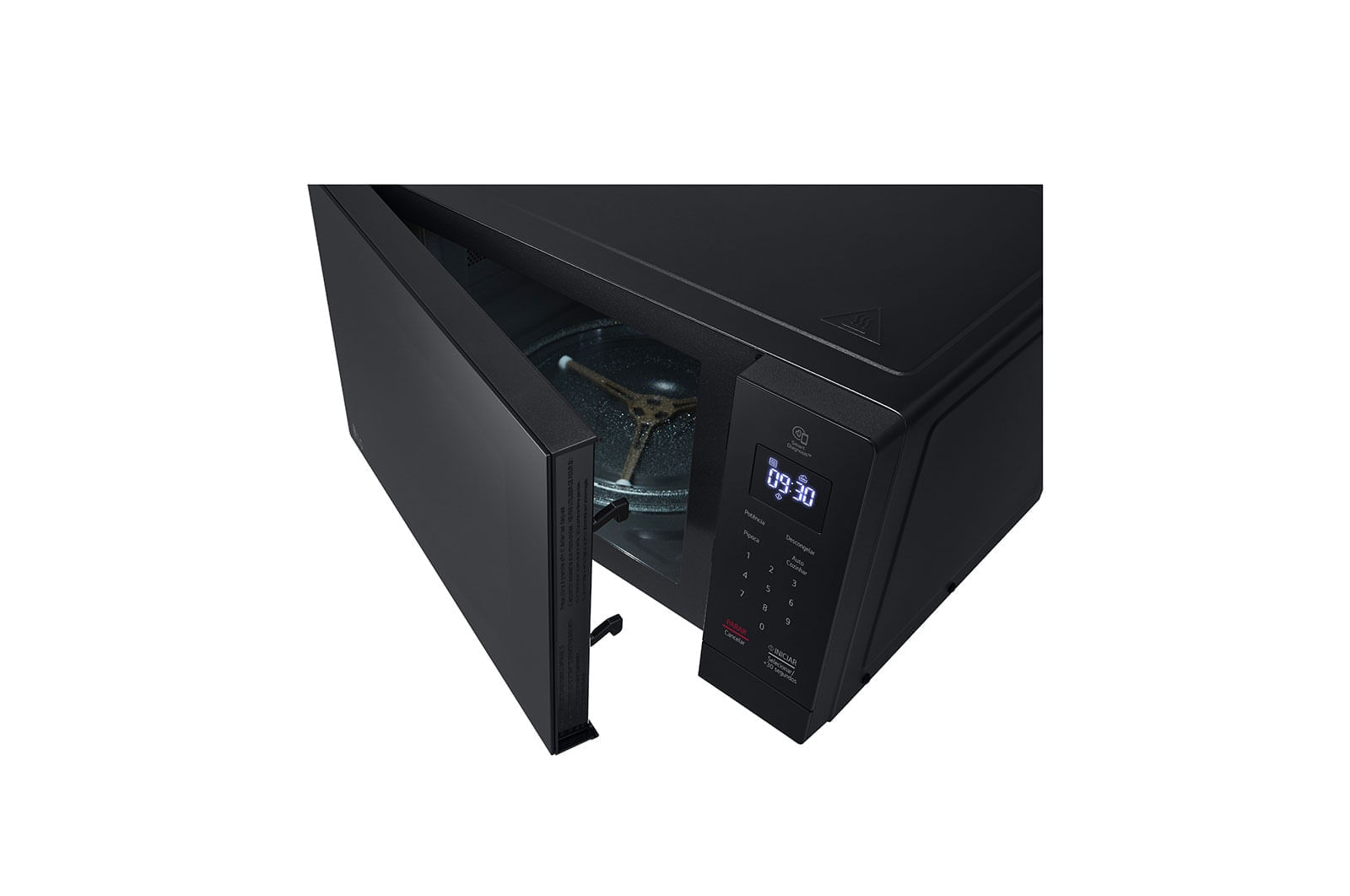 Micro-ondas LG NeoChef 30 litros 127V Preto Limpa Fácil MS3033DS