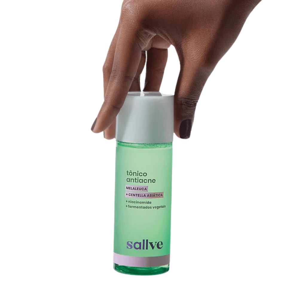 Miniatura Tonico Antiacne Sallve Melaleuca+Centella Asiatica+Niacinamida+Fermentados Vegetais 120Ml