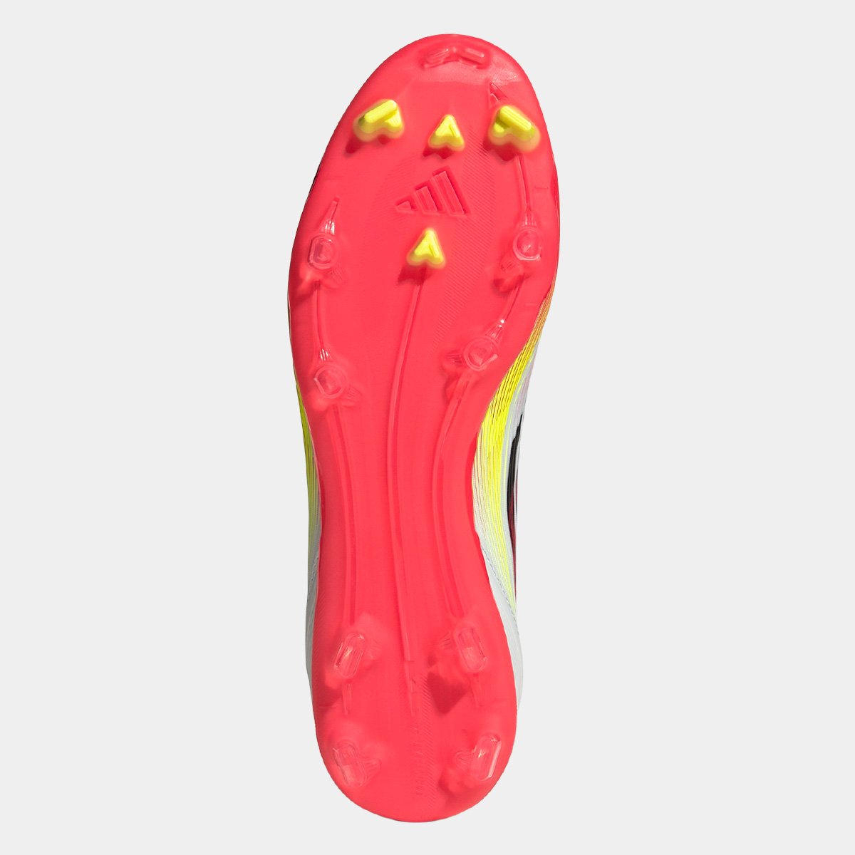 Miniatura Chuteira Campo Adidas F50 League LL Unissex Branco+Amarelo - 37