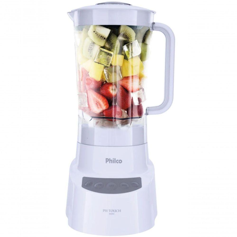 Miniatura Liquidificador Philco Touch 800w Luxx White 220V Com Filtro