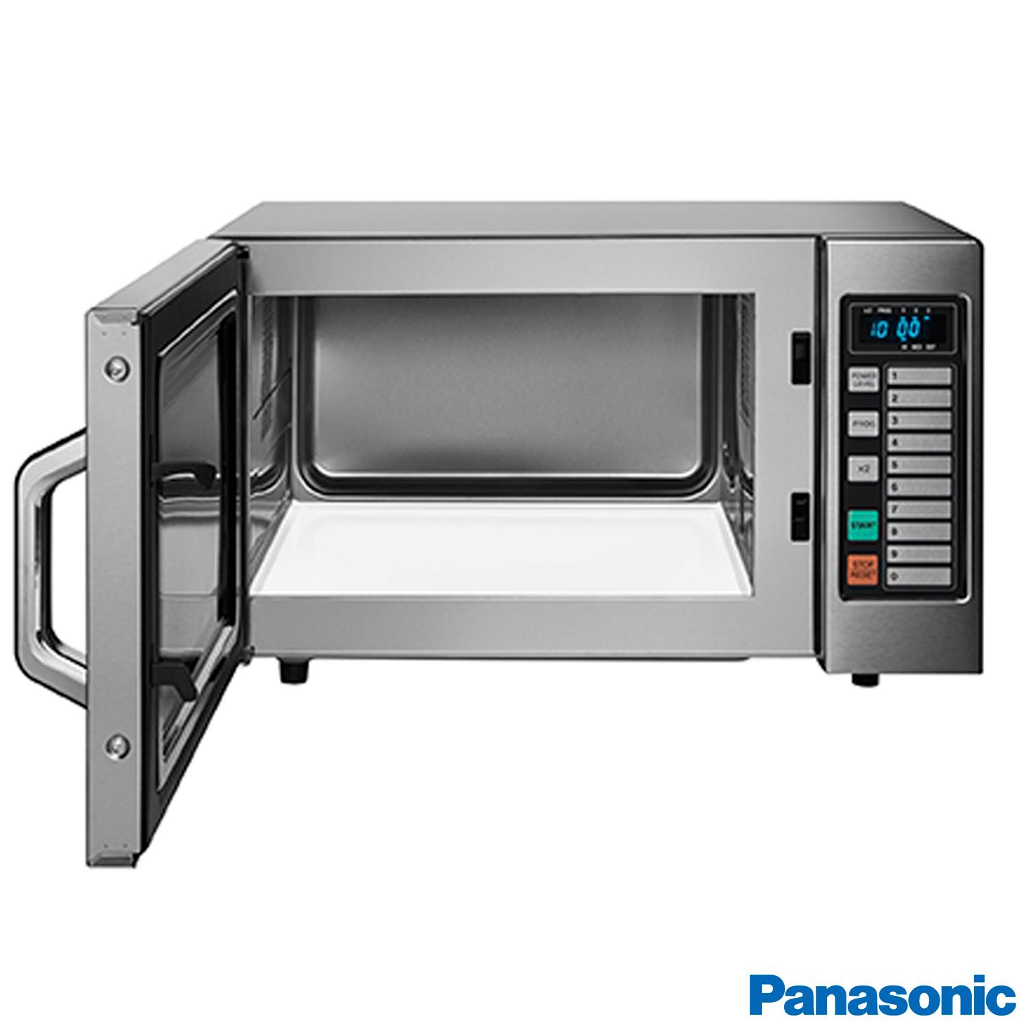 Miniatura Micro-ondas Panasonic Profissional com 22 Litros de Capacidade Inox - NE-1037RYK 220