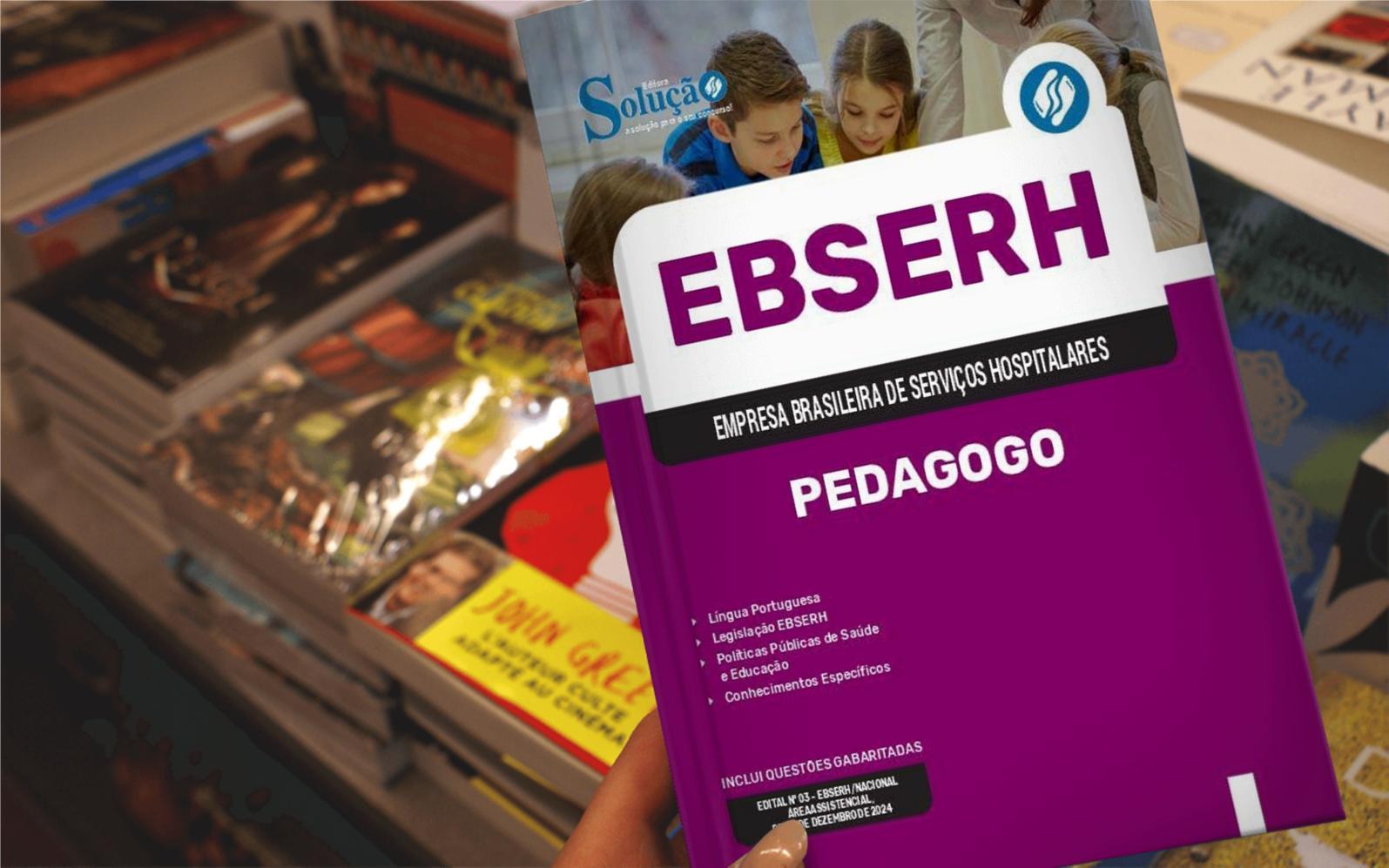 Miniatura Apostila Ebserh 2025 - Pedagogo