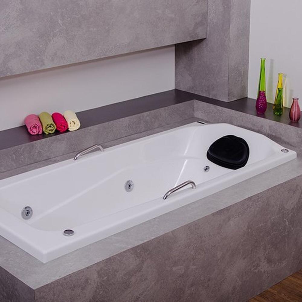 Miniatura Banheira de Hidromassagem Bella em Gel Coat Gran Luxo 140cm - sem Aquecedor - Volume Ideal 110 Litro Branco