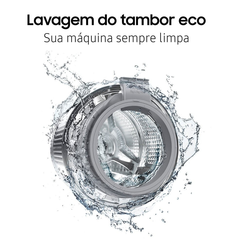 Lava e Seca Samsung Ecobubble 11 Kg Smart Check WD11A Inox Look - 110V