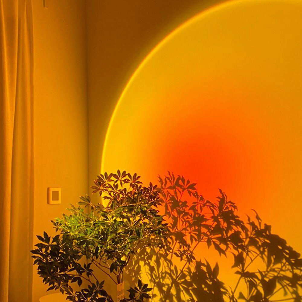 Miniatura Lampada Sunset Projetor Para Fotos Por Do Sol Arco Decoração