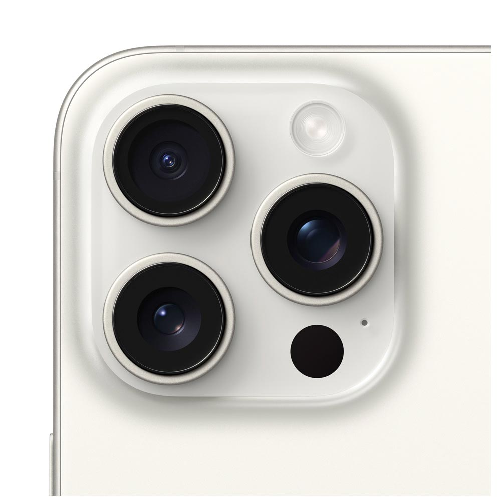 Miniatura iPhone 15 Pro Max Apple (256GB) Titânio Branco, Tela de 6,7", 5G e Câmera de 48MP